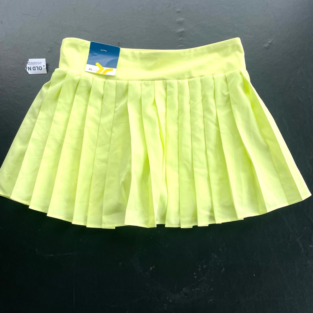 Old Navy Kids Pleated‎ Skirt - Neon Yellow